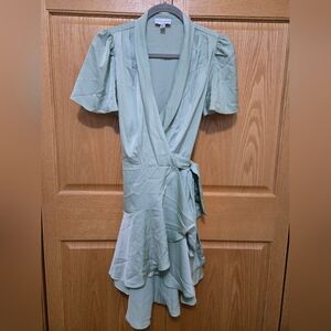 Lucy Paris Sage Wrap Dress